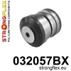 Strongflex BMW F15/F16 Draagarmrubber voor onder – voor ZWART – 032057BX