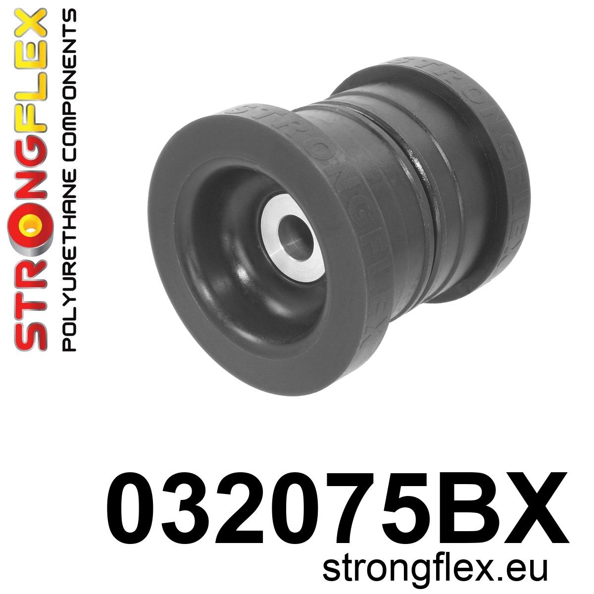Strongflex Toyota Supra Achteras-subframe rubberset ZWART – 036073BX 2 Strongflex Toyota Supra Achteras-subframe rubber voor ZWART – 032075BX