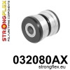Strongflex BMW E31 Achterste trekstangrubber SPORT ZWART – 032080AX