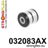 Strongflex BMW E31 Achterste reactiestangrubber SPORT ZWART – 032083AX