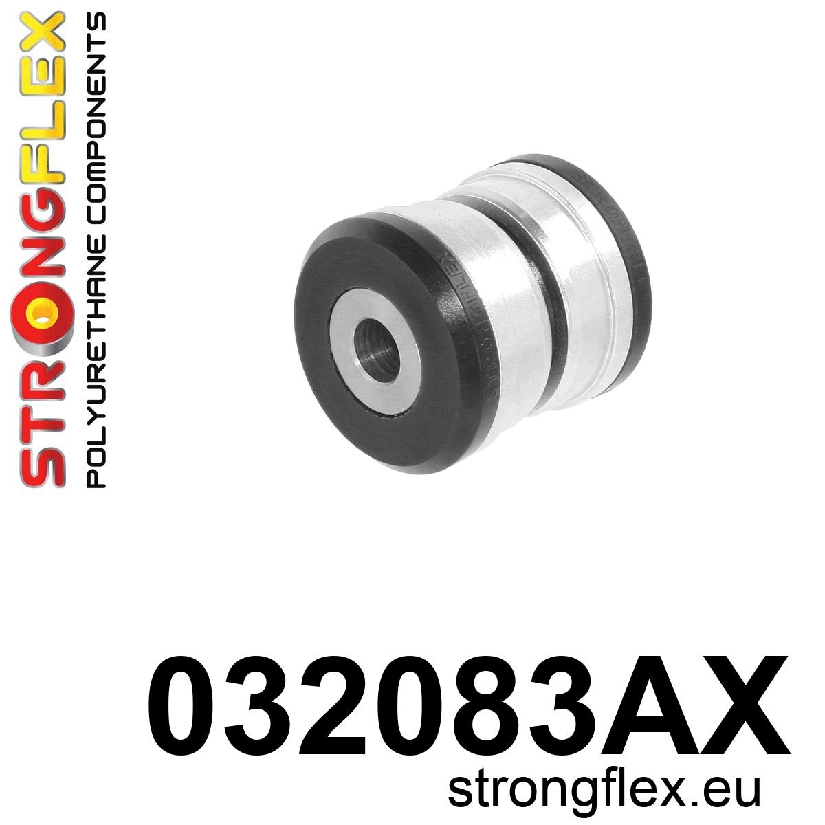 Strongflex BMW E31 Achterste reactiestangrubber SPORT ZWART – 032083AX 1 Strongflex BMW E31 Achterste reactiestangrubber SPORT ZWART – 032083AX