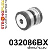 Strongflex BMW E31 Achterdifferentieel – rubber voor ZWART – 032086BX