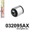 Strongflex BMW F25/F26 Buitenste rubber achterste spoorstang SPORT ZWART – 032095AX