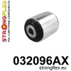 Strongflex BMW F25/F26 Draagarmrubber achter onder SPORT ZWART – 032096AX