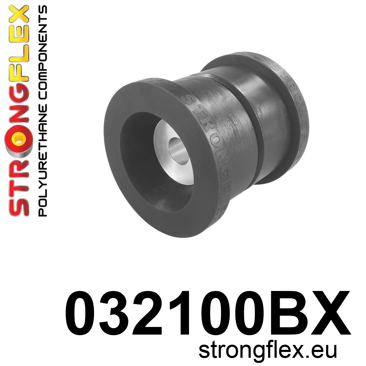 Strongflex BMW F25/F26 Achteras-subframe rubber voor ZWART – 032100BX 1 Strongflex BMW F25/F26 Achteras-subframe rubber voor ZWART – 032100BX