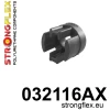 Strongflex BMW E46/E90/E91 Rubberinzet voor tussenbak SPORT ZWART – 032116AX