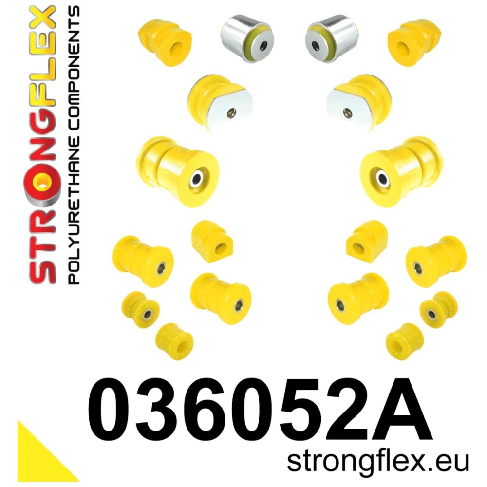 Strongflex BMW E28/E24 Complete ophangrubberset SPORT – 036052A