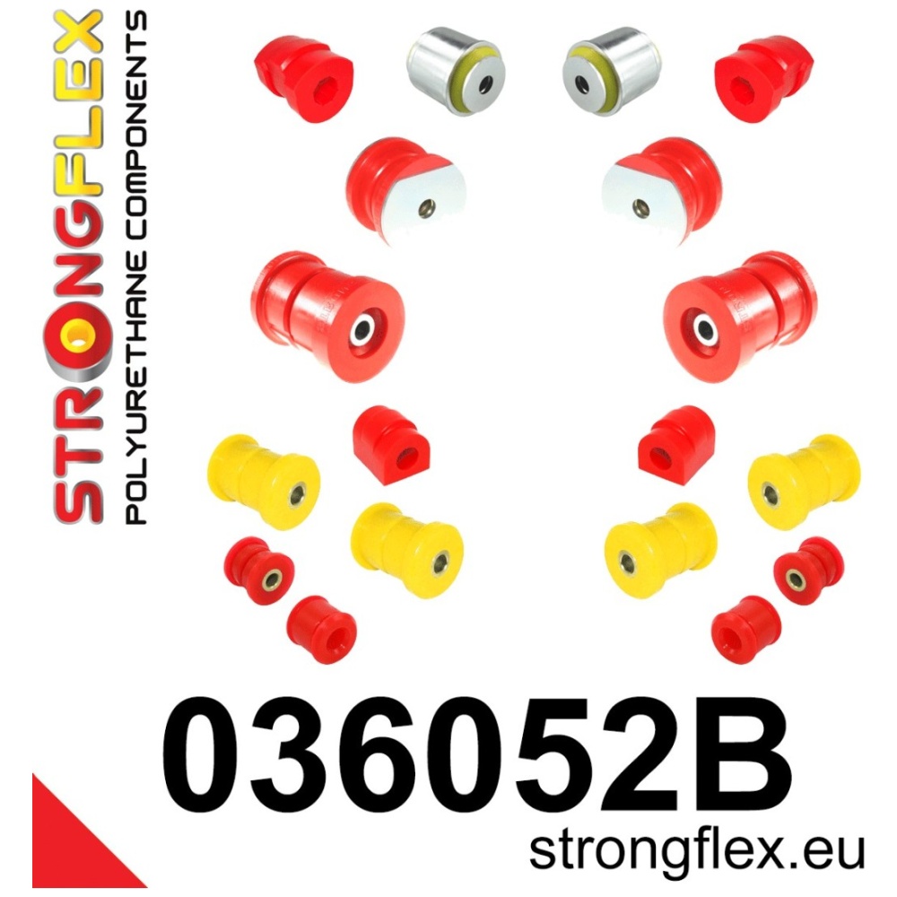 Strongflex BMW E28/E24 Complete ophangrubberset – 036052B