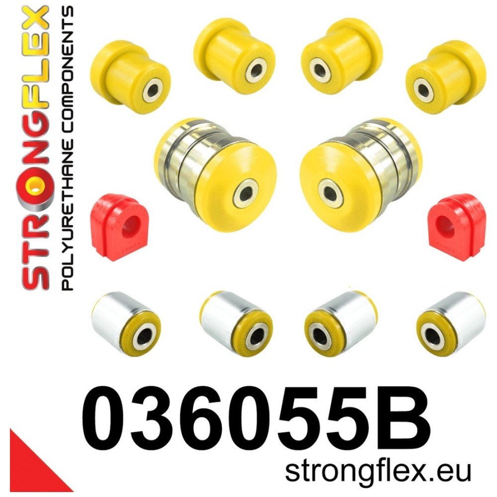 Strongflex BMW E70/E71/E72 Vooras rubberset – 036055B