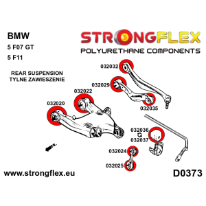036063a Komplettes Fahrwerk Buchsen Kit Sport Polyurethan Driften Motorsport Bmw Serie 5 Vi F10 F11 F07 Touring Rwd 1