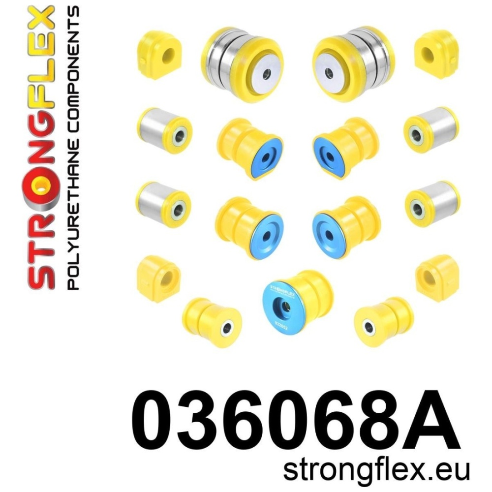 Strongflex BMW F22/F23/F87 Complete ophangrubberset SPORT – 036068A