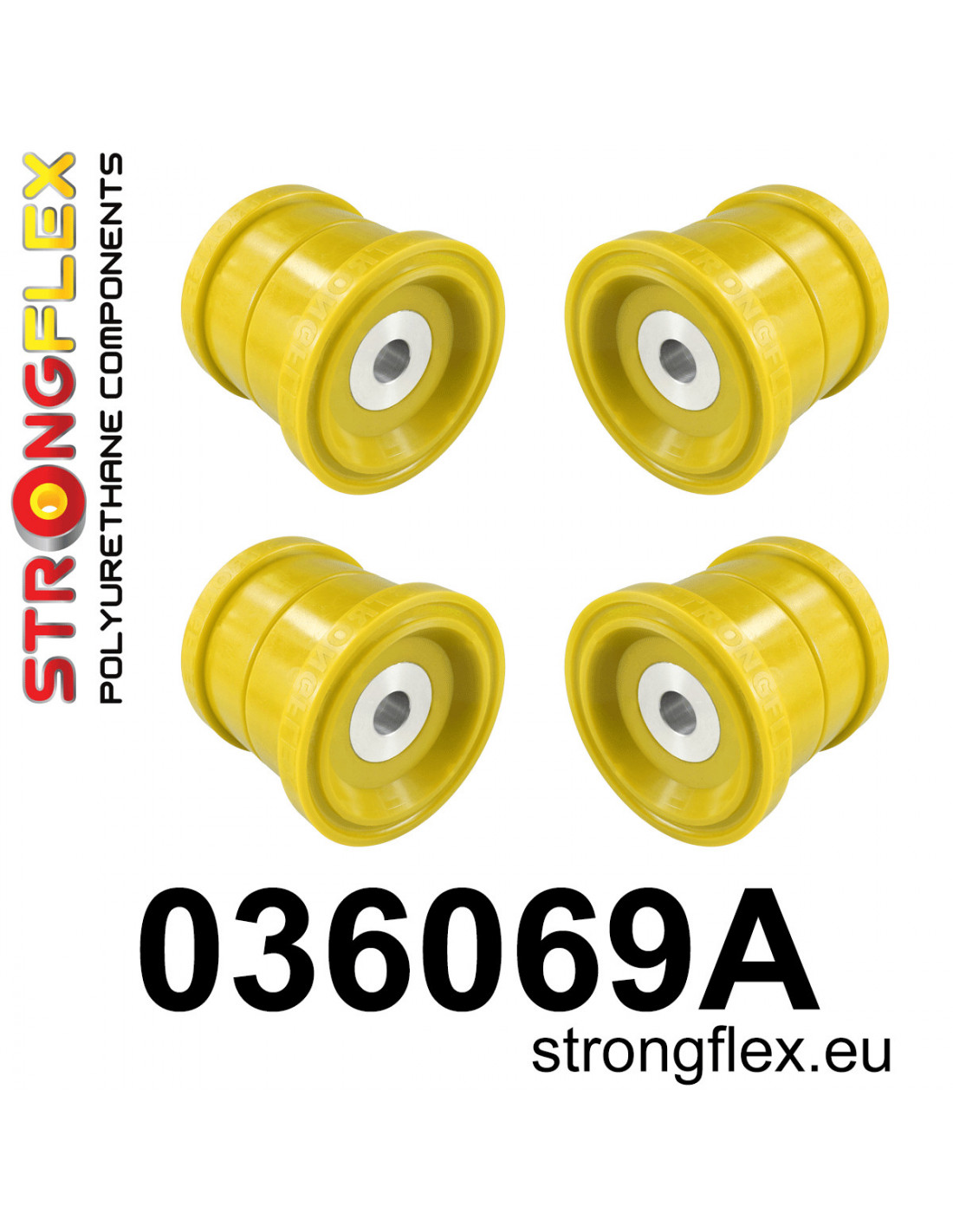 Strongflex BMW E70/F15/E71 Achteras-subframe rubberset SPORT – 036069A 1 Strongflex BMW E70/F15/E71 Achteras-subframe rubberset SPORT – 036069A