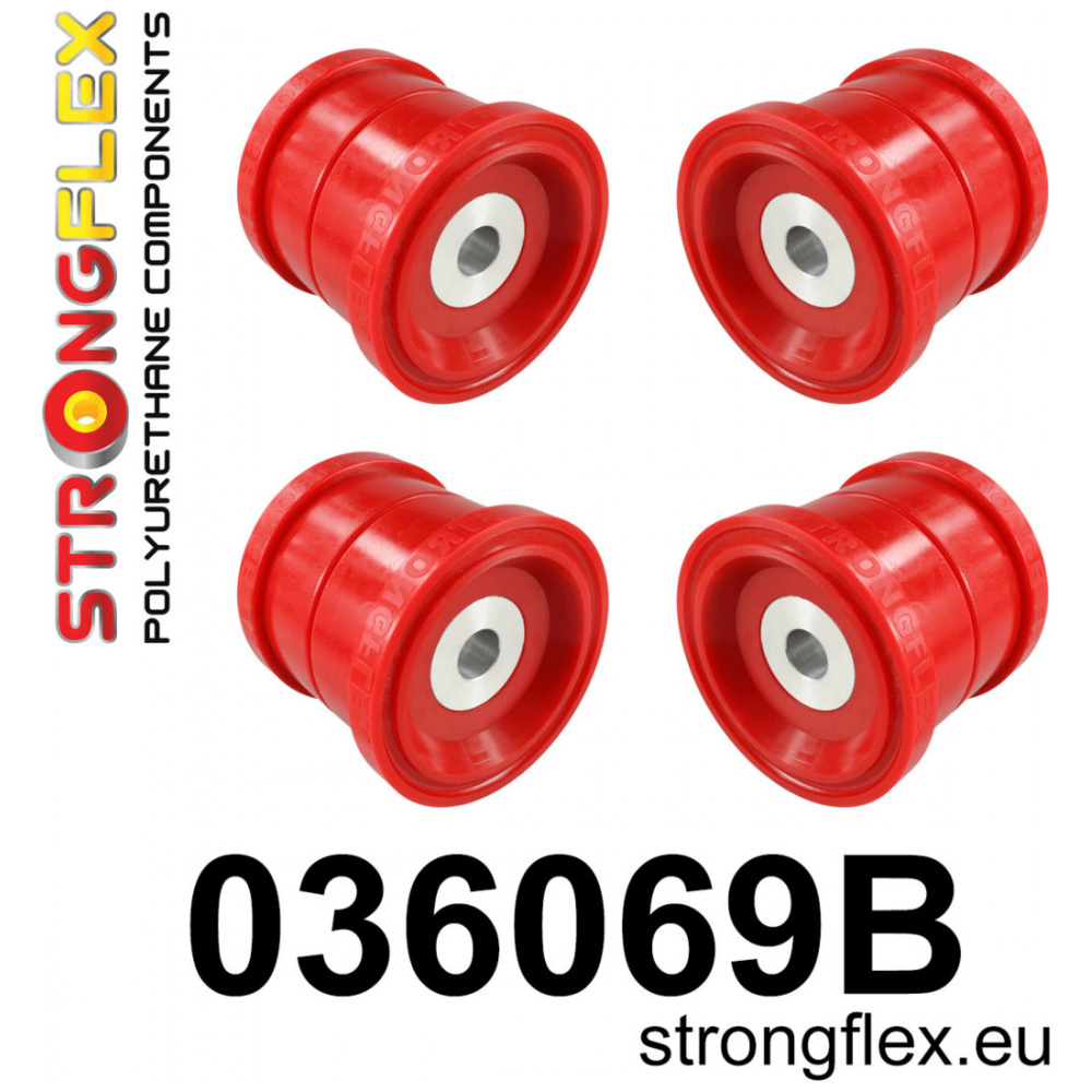Strongflex BMW E70/F15/E71 Achteras-subframe rubberset – 036069B