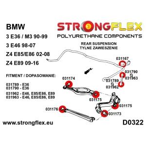 036072b Komplettes Fahrwerk Buchsen Kit 1