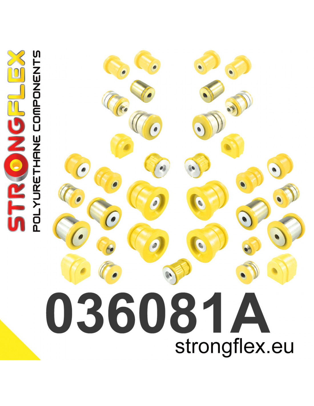 Strongflex BMW F01/F02 Complete ophangrubberset SPORT – 036081A 1 Strongflex BMW F01/F02 Complete ophangrubberset SPORT – 036081A