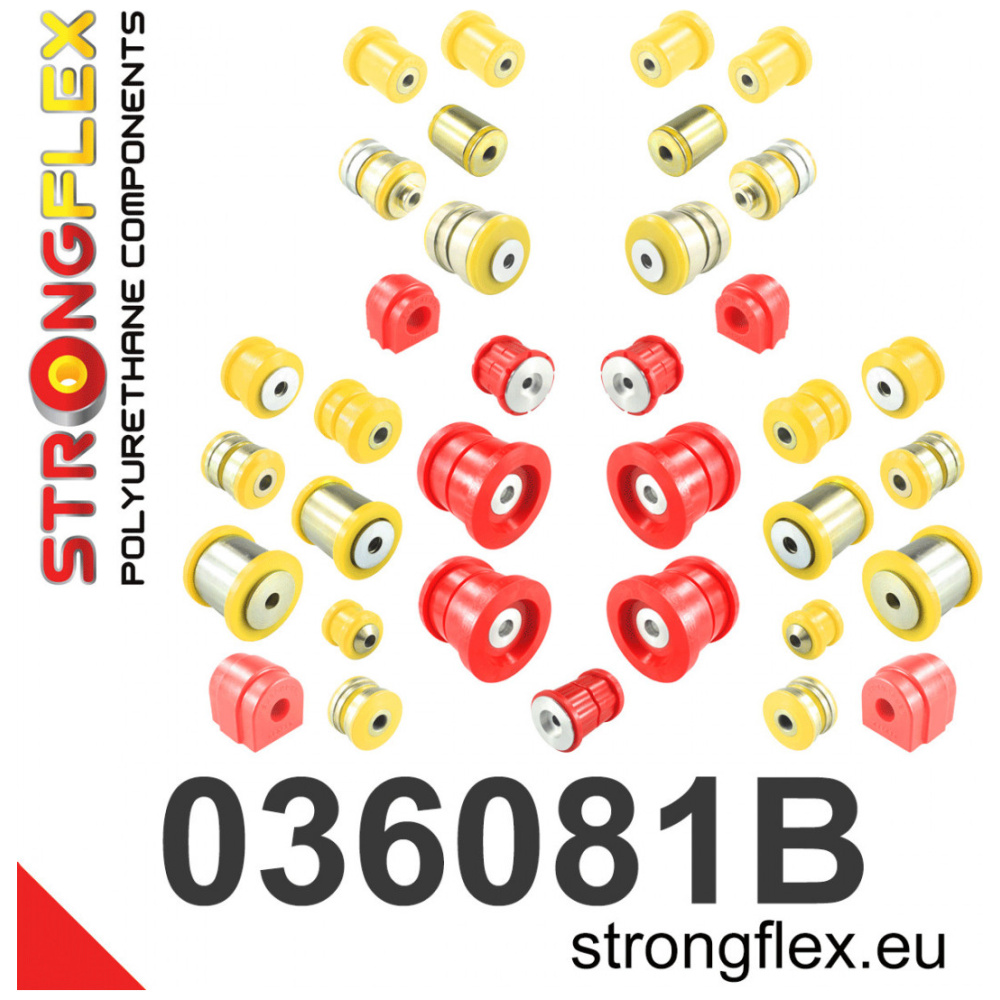 Strongflex BMW F01/F02 Kompletter Fahrwerksbuchsensatz – 036081B