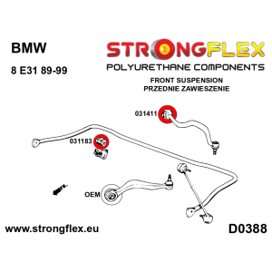 Strongflex BMW E31 Complete ophangrubberset SPORT – 036085A