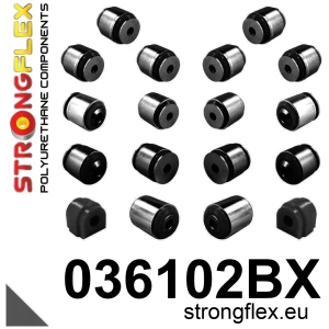 Strongflex BMW F25/F26 Achterste draagarmrubber SPORT ZWART – 032093AX