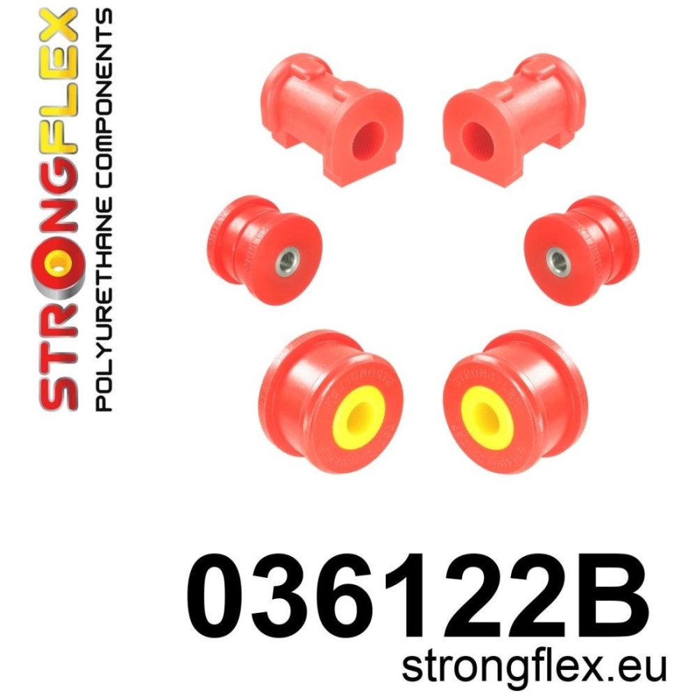 Strongflex BMW E30/Z1 Vooras rubberset – 036122B