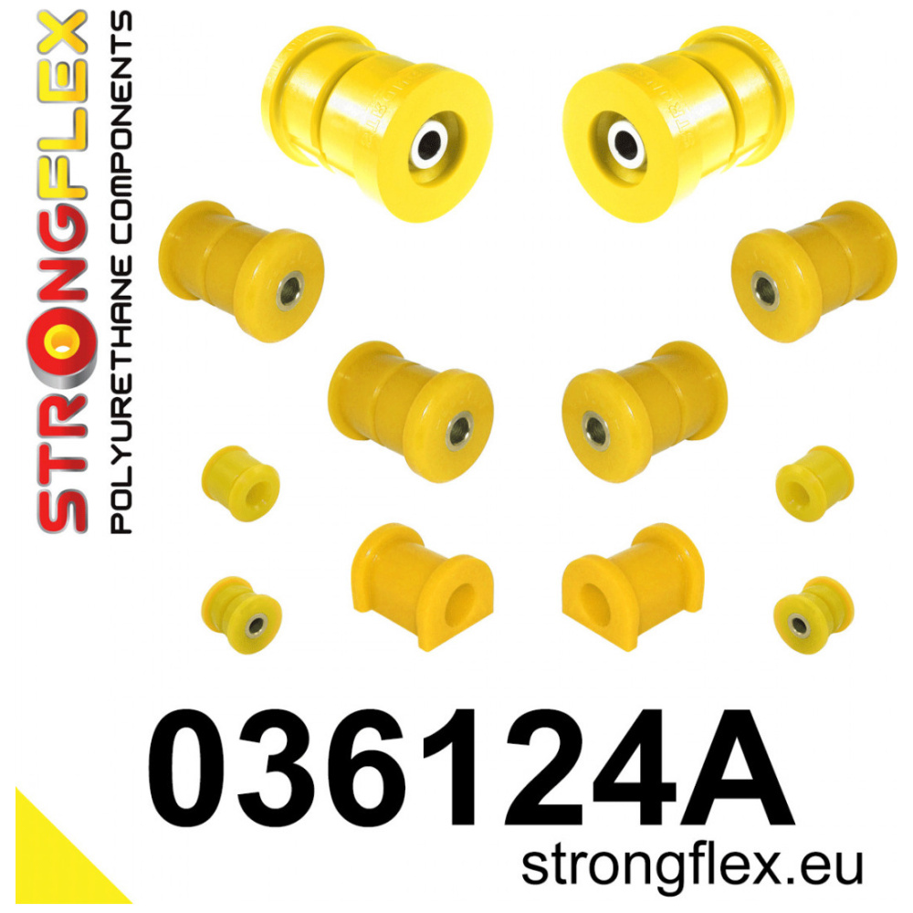 Strongflex BMW E28/E24/E23 Achteras rubberset SPORT – 036124A