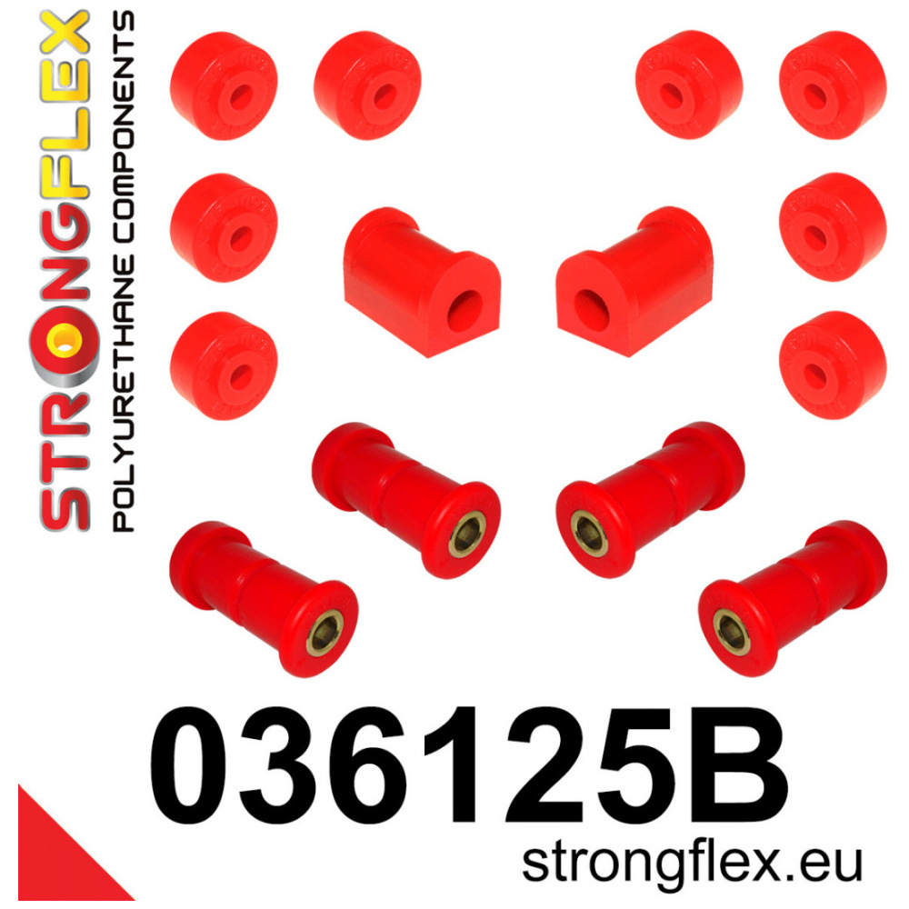 Strongflex BMW E23 Achteras rubberset – 036125B