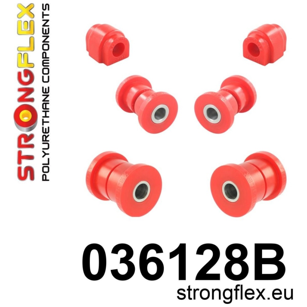 Strongflex BMW E21 Vooras rubberset – 036128B