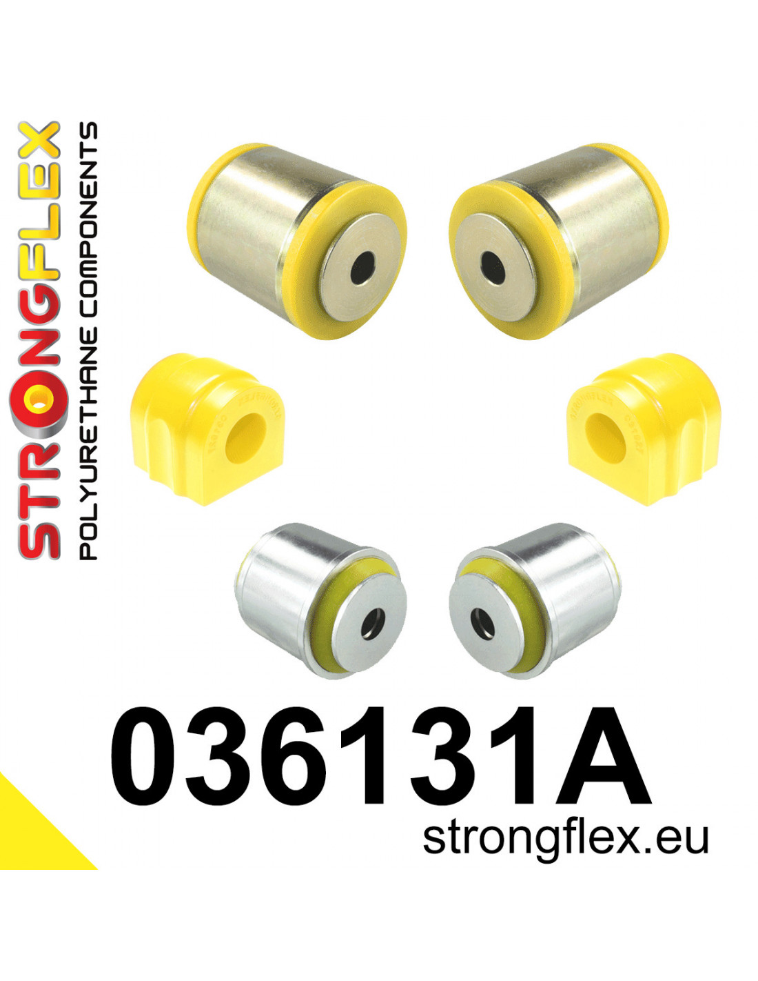 Strongflex BMW Z8/E52 Vooras rubberset SPORT – 036131A 1 Strongflex BMW Z8/E52 Vooras rubberset SPORT – 036131A