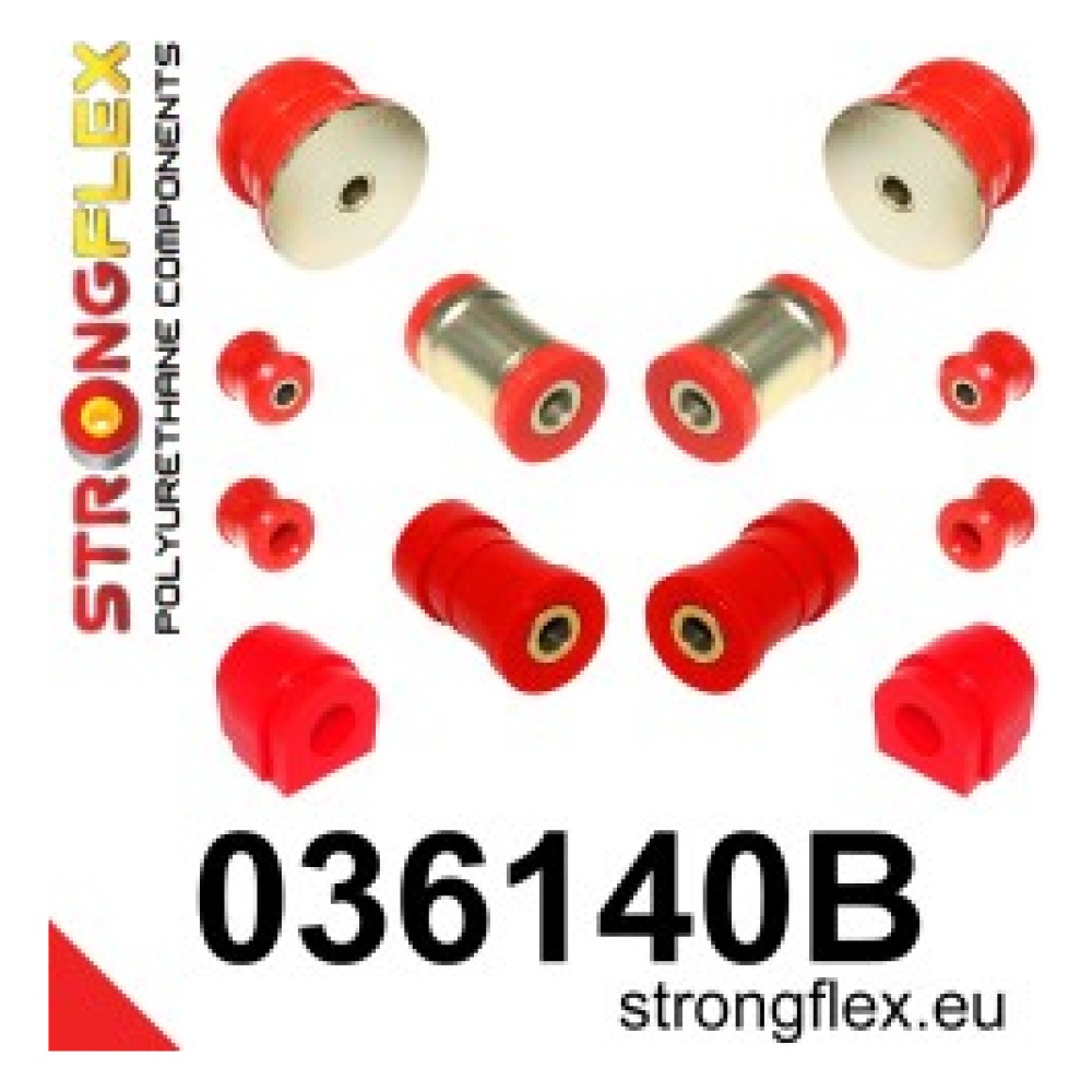Strongflex BMW E46 M3 Achteras Rubberset (achteras) – 036140B