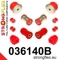Strongflex BMW E46 M3 Achteras Rubberset (achteras) – 036140B 1 Strongflex BMW E46 M3 Achteras Rubberset (achteras) – 036140B