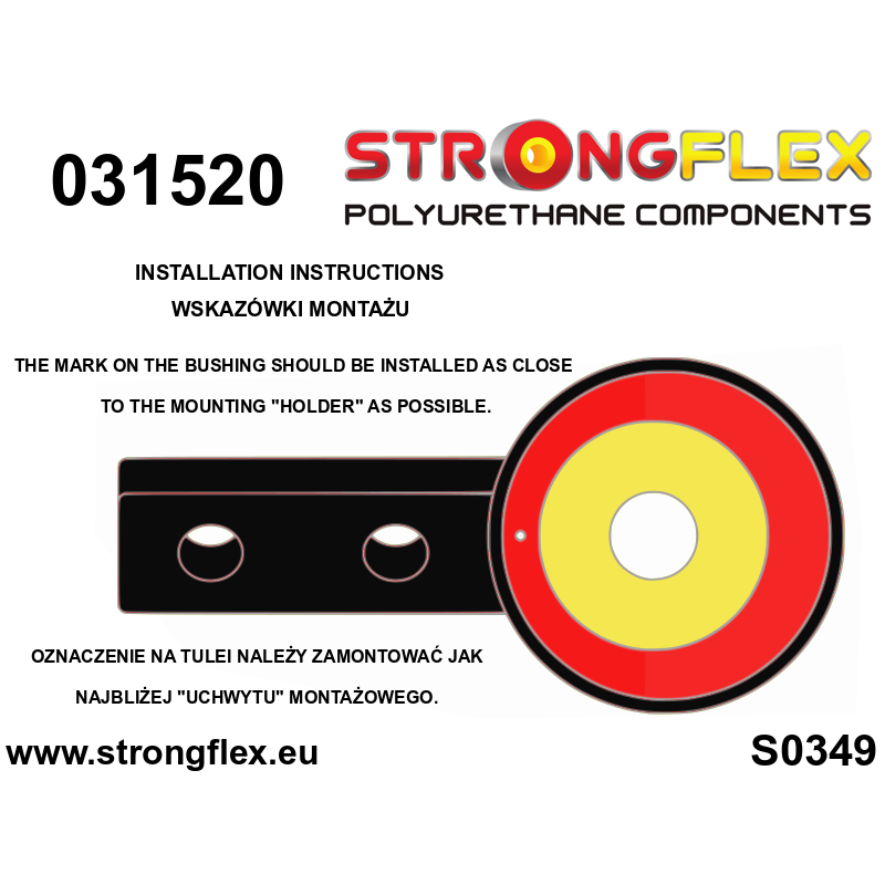 Strongflex BMW E46 Voor- en Achteras Rubberset SPORT – 036206A 4 Strongflex BMW E46 Voor- en Achteras Rubberset SPORT – 036206A – Bild 4