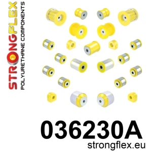 Strongflex BMW E81/E82/E87 Polyurethaan rubberset voor- en achteras SPORT – 036230A