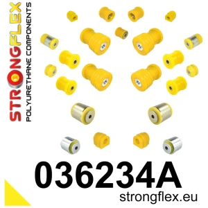 Strongflex BMW E39 Polyurethaan rubberset voor- en achteras (E39 Touring) SPORT – 036234A