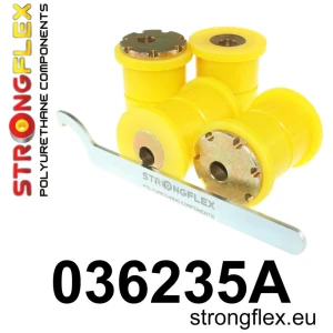 Strongflex BMW E28/E34/E24 Set excentrische achterste draagarmrubbers SPORT – 036235A