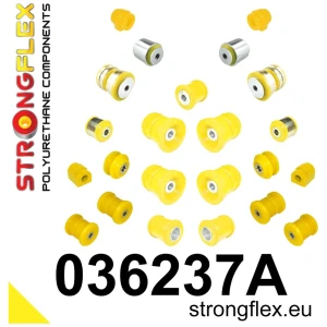 Strongflex BMW E38 Polyurethaan rubberset voor- en achteras SPORT – 036237A