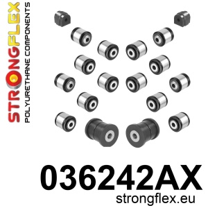 Strongflex BMW E81/E82/E87 Achteras onderste draagarm binnenste rubber SPORT ZWART – 031589AX