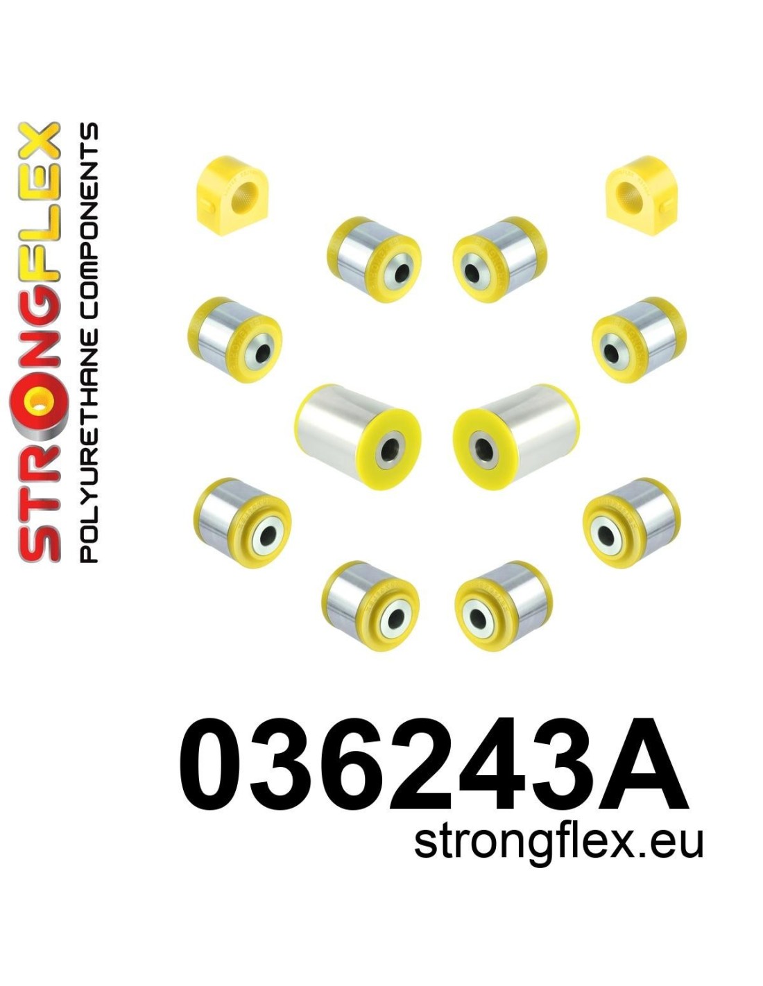 Strongflex BMW E81/E82/E87 Achterwielophanging set SPORT – 036243A 1 Strongflex BMW E81/E82/E87 Achterwielophanging set SPORT – 036243A