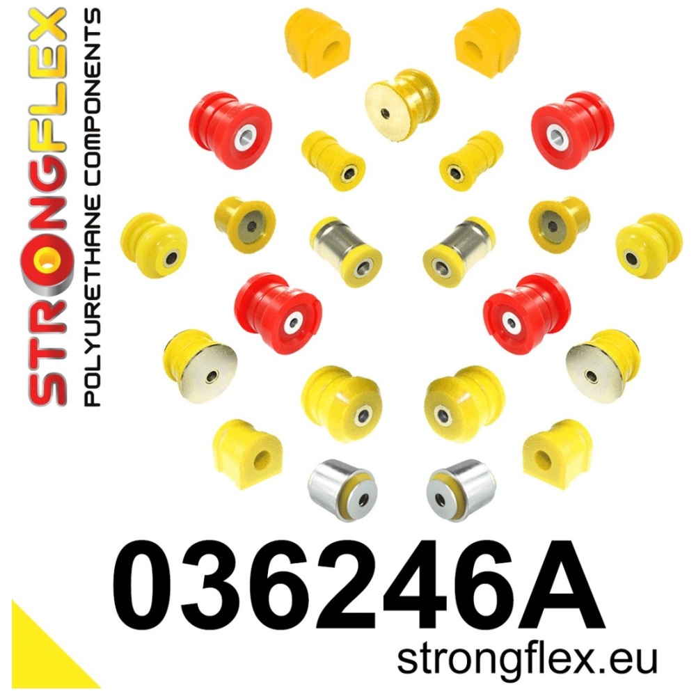 Strongflex BMW E83 Complete ophangrubberset SPORT – 036246A