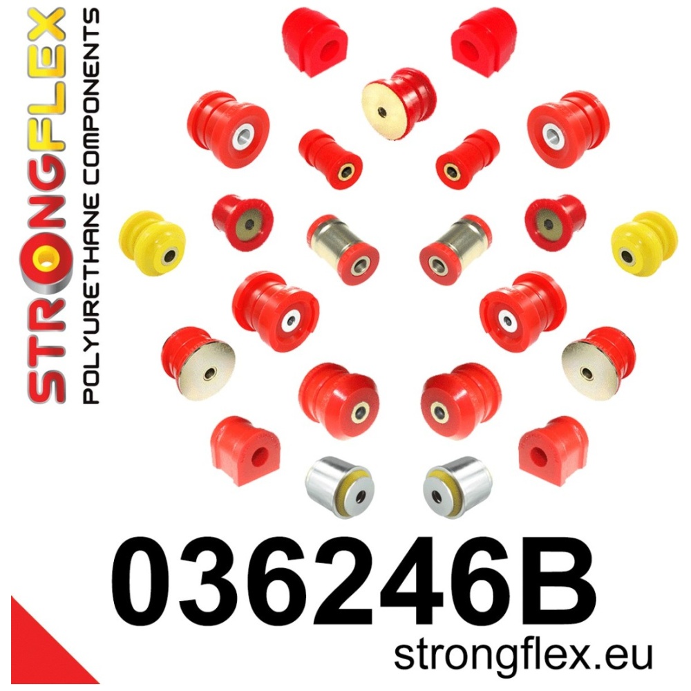 Strongflex BMW E83 Complete ophangrubberset – 036246B