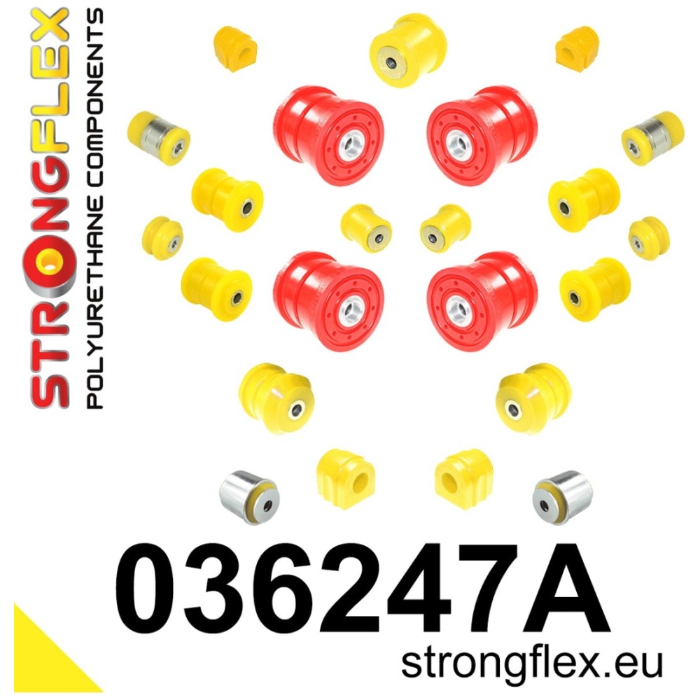 Strongflex BMW E53 Complete ophangrubberset SPORT – 036247A