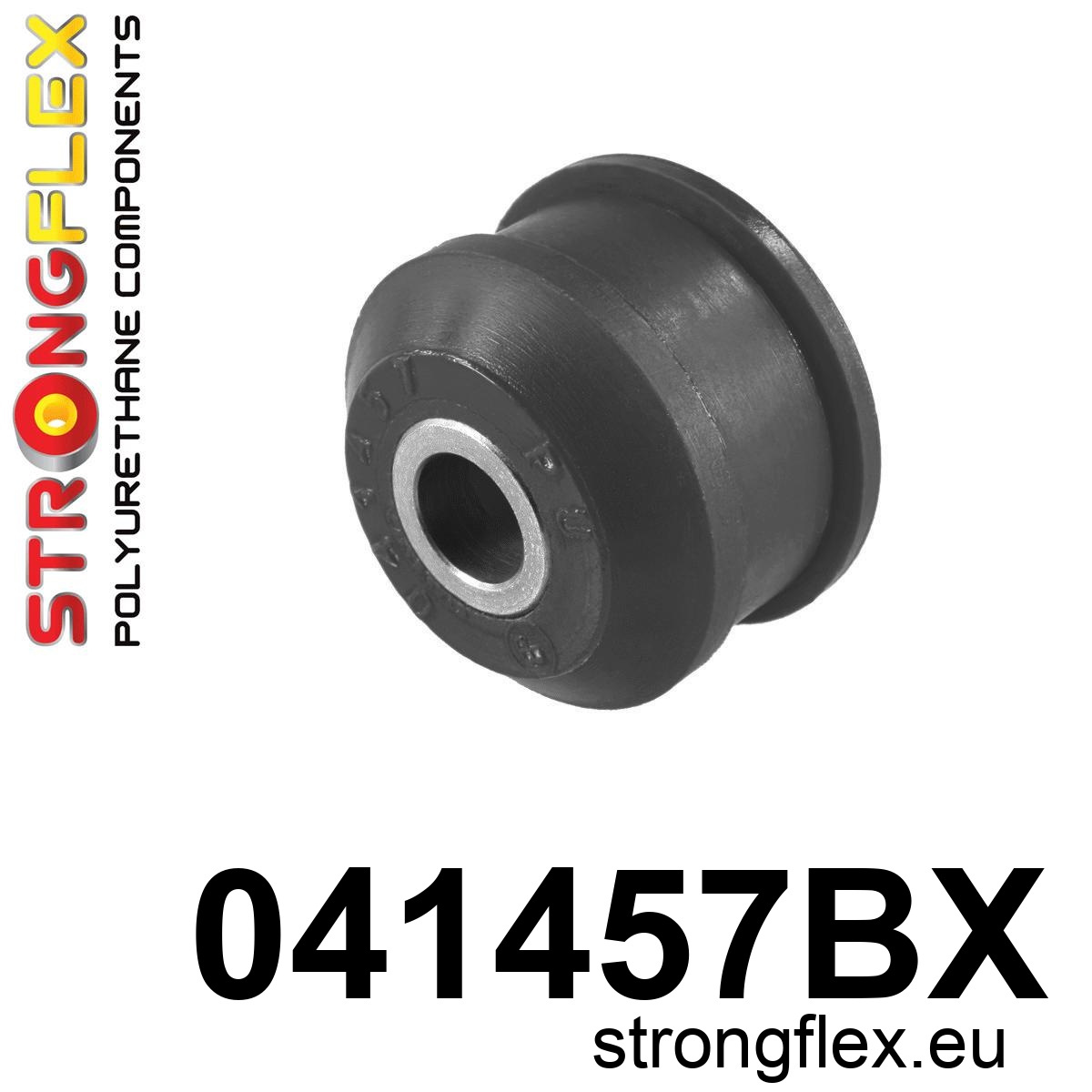 Strongflex Daewoo Nubira Vooras draagarm achterste rubber ZWART – 041457BX 1 Strongflex Daewoo Nubira Vooras draagarm achterste rubber ZWART – 041457BX