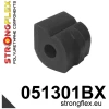 Strongflex Citroën / Peugeot Voorste stabilisatorrubber ZWART – 051301BX