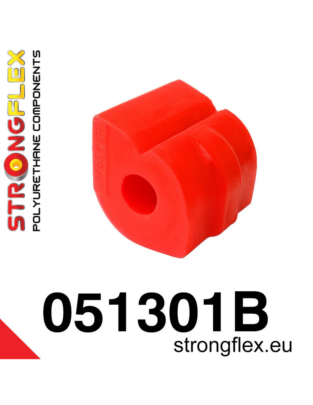 Strongflex Citroën / Peugeot Voorste stabilisatorrubber – 051301B 1 Strongflex Citroën / Peugeot Voorste stabilisatorrubber – 051301B