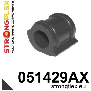 Strongflex Citroën / Peugeot Voorste stabilisatorrubber SPORT ZWART – 051429AX