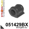 Strongflex Citroën / Peugeot Voorste stabilisatorrubber 16-22mm ZWART – 051429BX