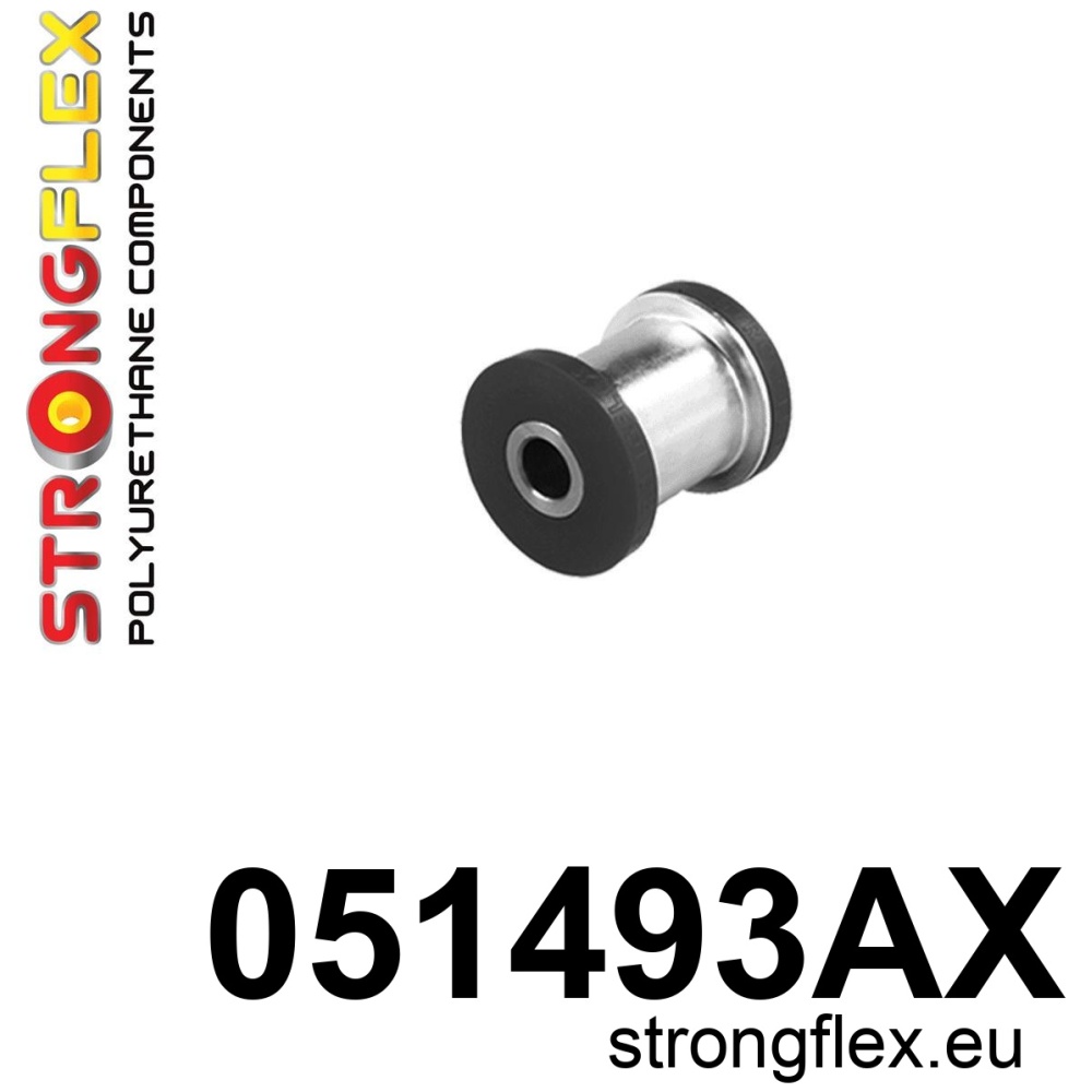 Strongflex Citroën / Peugeot Vooras draagarm rubber voor SPORT ZWART – 051493AX