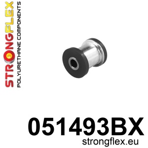 Strongflex Citroën / Peugeot Vooras draagarm rubber voor ZWART – 051493BX