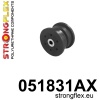 Strongflex Citroën / Fiat / Lancia / Peugeot Onderste motorsteun 65mm SPORT ZWART – 051831AX