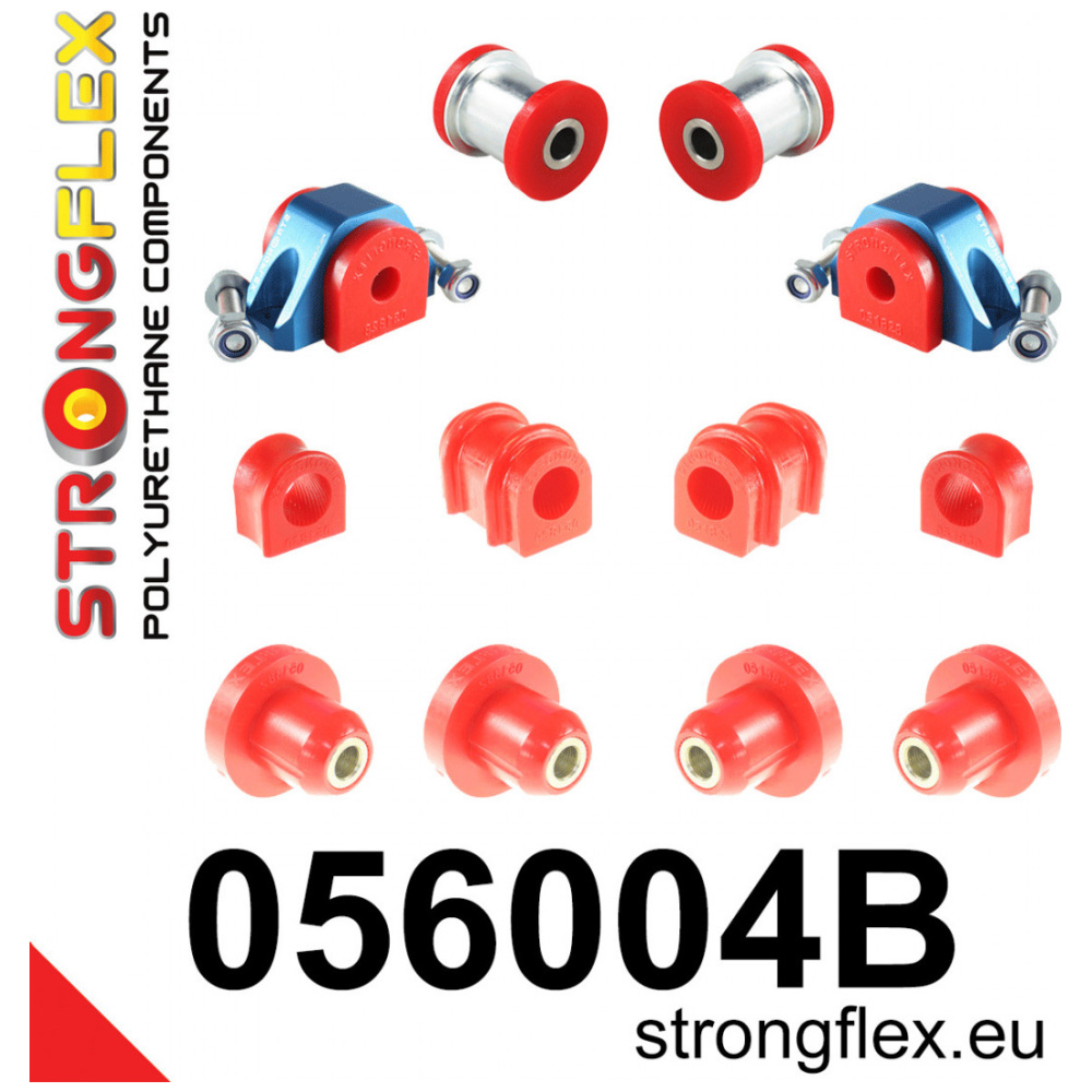 Strongflex Citroën AX / Saxo Vooras- en achteras-subframe rubberset – 056004B