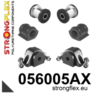 Strongflex Citroën / Peugeot Voorste stabilisatorrubber SPORT ZWART – 051429AX