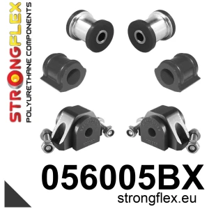 Strongflex Citroën / Peugeot Voorste stabilisatorrubber 16-22mm ZWART – 051429BX